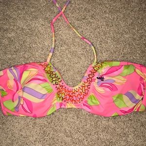 Victoria’s Secret bright & beaded swim top